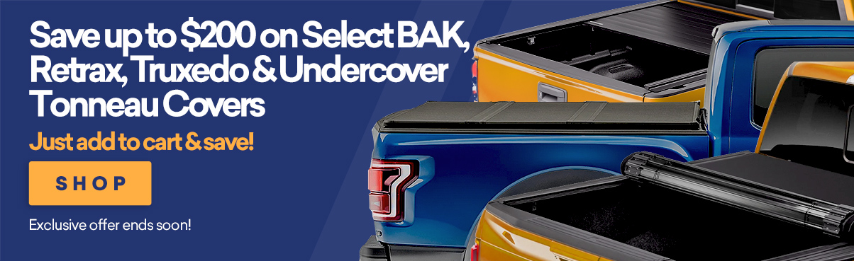 Save big on Select Tonneau Covers!