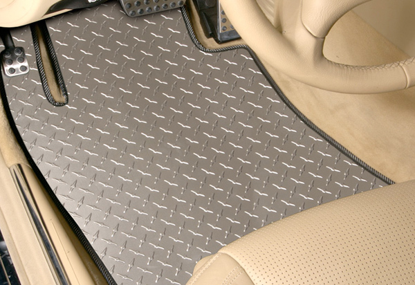 Intro-Tech Diamond Plate Floor Mats